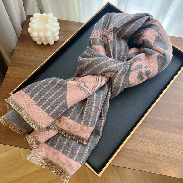 ブランドマフラー素材ディテール